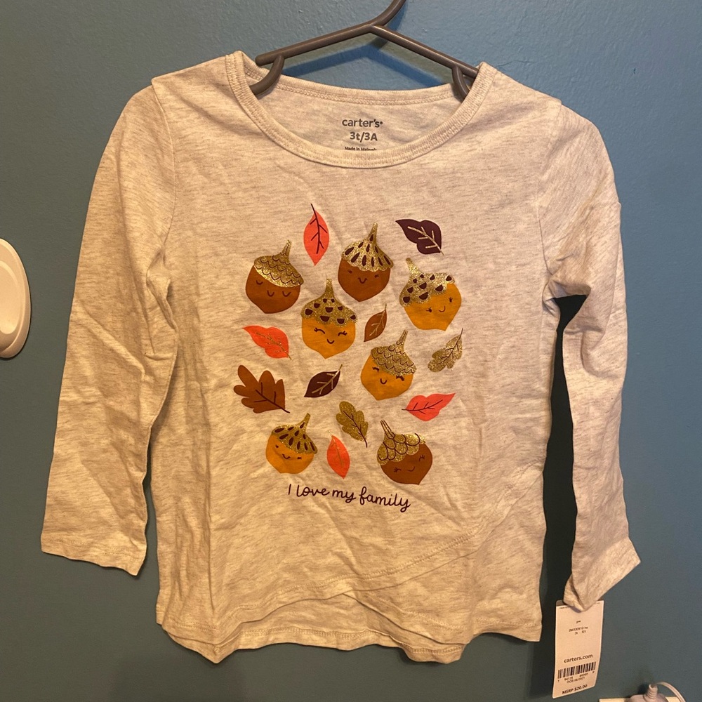 3t thanksgiving shirt